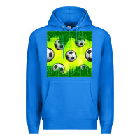 True Royal soccer balls with field  and tactics seamless pattern Premium Hoodie - BundleAndBundleShop