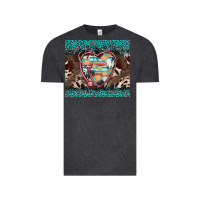 Vintage Black western nurse stethoscope turquoise leopardes Vintage Tee - BarkalooDesign