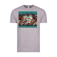 Vintage Zinc western nurse stethoscope turquoise leopardes Vintage Tee - BarkalooDesign