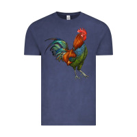 Vintage Denim rooster Vintage Tee - RanaPortraitStore