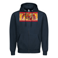 Navy fiesta  license plate template Zipper Hoodie - Artiststas