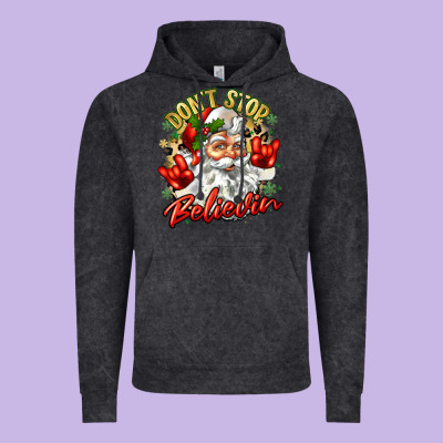 Dont Stop Believin Vintage Hoodie Designed By Zillion Design Studio