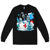 Black Winter Nurse life Long Sleeve Tee - AdoDesignShop