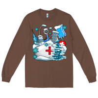 Chestnut Winter Nurse life Long Sleeve Tee - AdoDesignShop