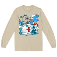 Mushroom Winter Nurse life Long Sleeve Tee - AdoDesignShop