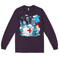 Plum Winter Nurse life Long Sleeve Tee - AdoDesignShop
