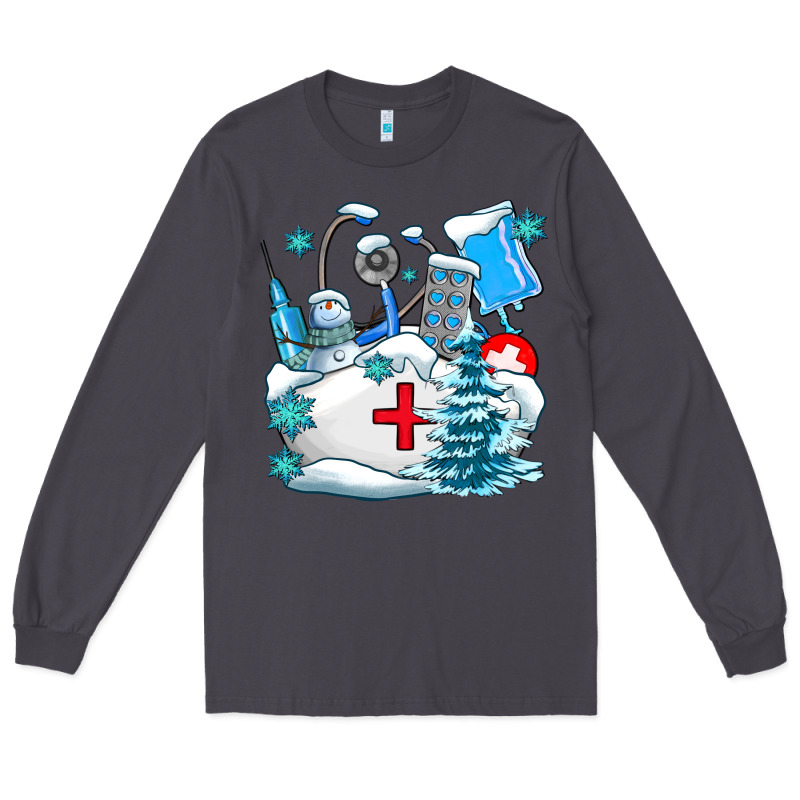 Winter Nurse Life Long Sleeve Tee by AdoDesignShop | Teevron