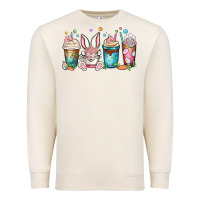 Sandshell easter coffee cups Premium Sweatshirt - MaliasSmallBusiness
