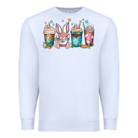 White easter coffee cups Premium Sweatshirt - MaliasSmallBusiness