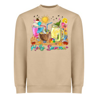 Mushroom hello summer drinks Heavyweight Sweatshirt - texasbilliewilder