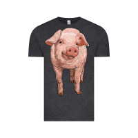 Vintage Black pig Vintage Tee - RanaPortraitStore