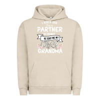 Pigment French Oak I Asked God For a Partner In Crime He Sent Me My Crazy Grandma Urban Hoodie - Bettercallsaul