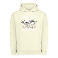 Pigment Pistachio I Asked God For a Partner In Crime He Sent Me My Crazy Grandma Urban Hoodie - Bettercallsaul