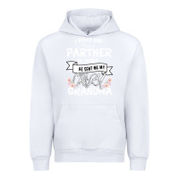 White I Asked God For a Partner In Crime He Sent Me My Crazy Grandma Urban Hoodie - Bettercallsaul