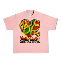 Salmon juneteenth 1865 graffiti Urban Heavy Tee - HRA Design Shop
