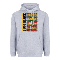 Heather Grey black history  month Heavyweight Hoodie - MaliasSmallBusiness