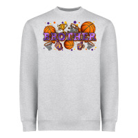 Heather Grey brother basketball Heavyweight Sweatshirt - Zillion Design Studio