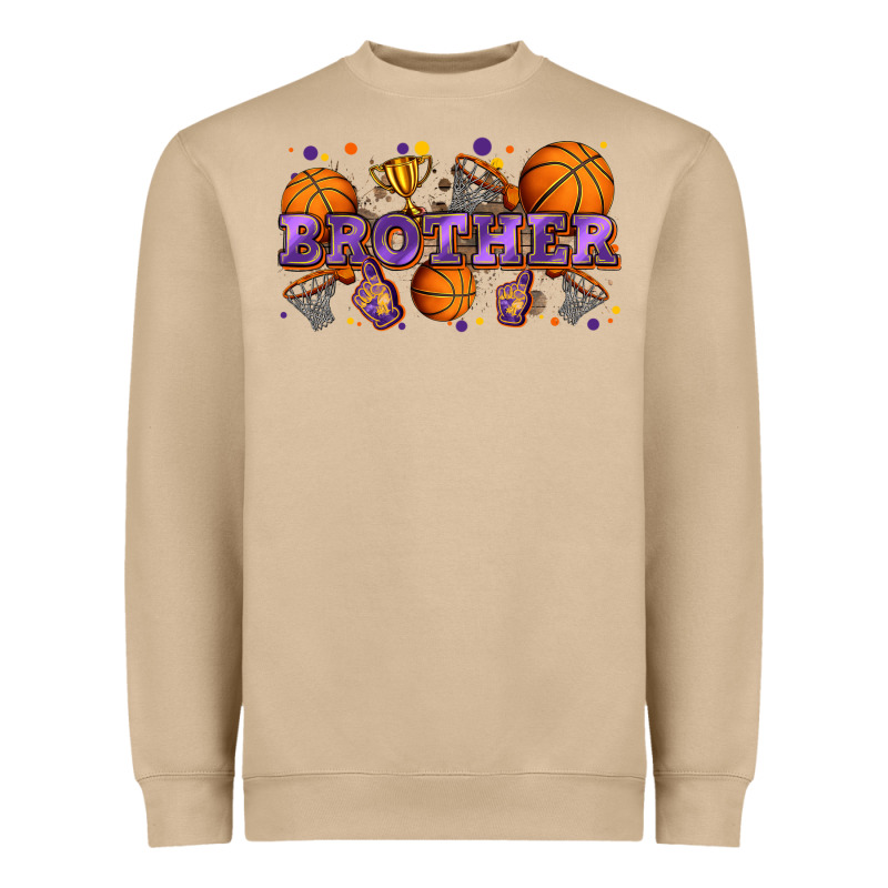 Brother Basketball Heavyweight Sweatshirt by Zillion Design Studio | Teevron