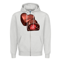 Dove Grey heart chocolate Zipper Hoodie - AdoDesignShop
