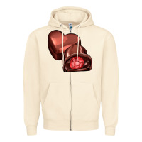 Sandshell heart chocolate Zipper Hoodie - AdoDesignShop