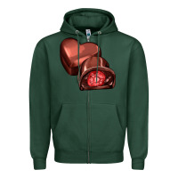 Sports Green heart chocolate Zipper Hoodie - AdoDesignShop