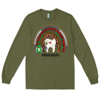 Army Green Christmas dental life rainbow Long Sleeve Tee - JahusDesignShop