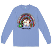 Colony Blue Christmas dental life rainbow Long Sleeve Tee - JahusDesignShop