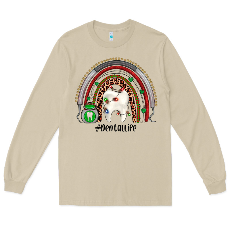 Christmas Dental Life Rainbow Long Sleeve Tee by JahusDesignShop | Teevron