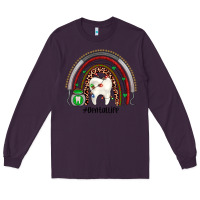 Plum Christmas dental life rainbow Long Sleeve Tee - JahusDesignShop