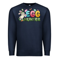Navy egg hunter Premium Sweatshirt - MaliasSmallBusiness