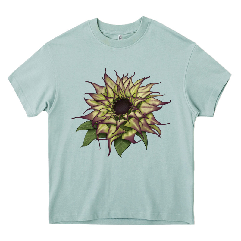 Sun   Fill Purple Sunflower Heavy Core Tee by LillyAllenDesigns | Teevron