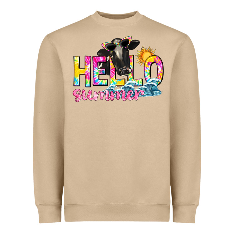 Hello Summer Heavyweight Sweatshirt by texasbilliewilder | Teevron