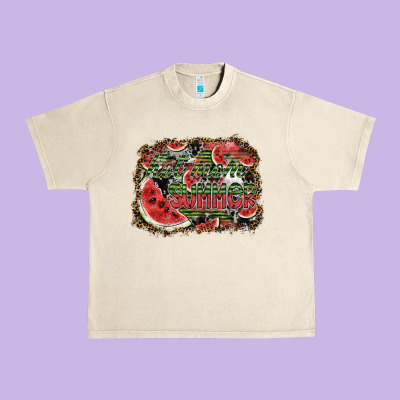 Hot Mom Summer Urban Heavy Tee Designed By Sublimationcraftshop