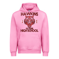 Fuchsia Pink Go Tiger High School Urban Hoodie - Bettercallsaul