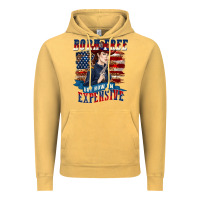 Vintage Mustard born free but now im expensive Vintage Hoodie - texasbilliewilder