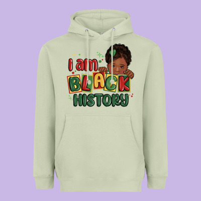 I Am Black History Black Girl Heavyweight Hoodie Designed By Maliassmallbusiness