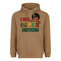 Toasted Coconut i am black history black girl Heavyweight Hoodie - MaliasSmallBusiness