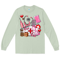 Matcha nurse  valentines day love Long Sleeve Tee - AdoDesignShop