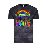 Cloud Black straight against hate Vintage Tee - Zillion Design Studio