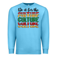 Ocean Blue do it for the culture Premium Sweatshirt - MaliasSmallBusiness