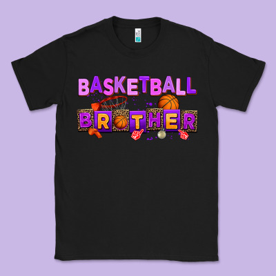 Basketball Brother Classic Tee Designed By Adodesignshop