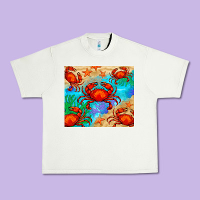 Crab Urban Heavy Tee Designed By Barkaloodesign