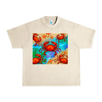 Sandshell crab Urban Heavy Tee - BarkalooDesign