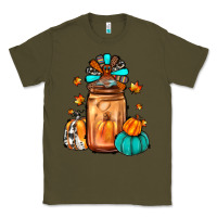 Army Green thanksgiving coffee Classic Tee - JahusDesignShop