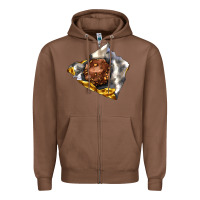 Chestnut chocolate package Zipper Hoodie - AdoDesignShop