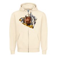 Sandshell chocolate package Zipper Hoodie - AdoDesignShop