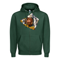 Sports Green chocolate package Zipper Hoodie - AdoDesignShop