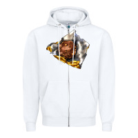 White chocolate package Zipper Hoodie - AdoDesignShop