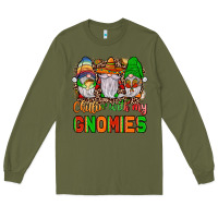 Army Green mexico chillin' with my gnomies Long Sleeve Tee - JahusDesignShop