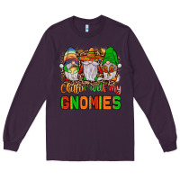 Plum mexico chillin' with my gnomies Long Sleeve Tee - JahusDesignShop